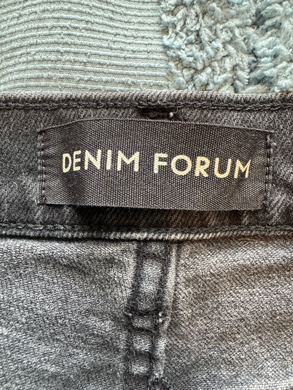 Denim Forum from Aritzia The Arlo High Rise Straight in Washed Black - Picture 7 of 10